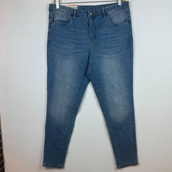 Women's Serra Premium Denim Jeggings Size 16 - Picture 1 of 9